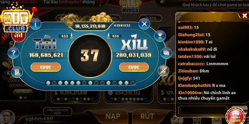 Siêu phẩm tài xỉu Hitclub đỉnh cao của sự xanh chính